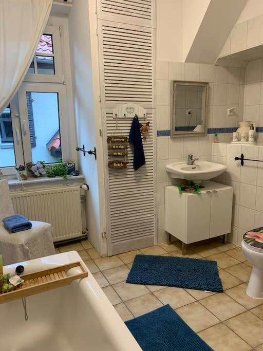 100 Qm Ferienwohnung Am Heiligen Brunnen Quedlinburg Eksteriør bilde