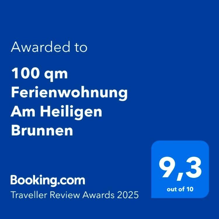 100 Qm Ferienwohnung Am Heiligen Brunnen Quedlinburg Eksteriør bilde